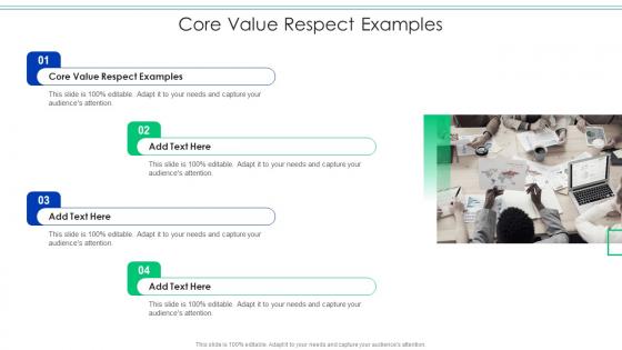 Core Value Respect Examples In Powerpoint And Google Slides Cpb