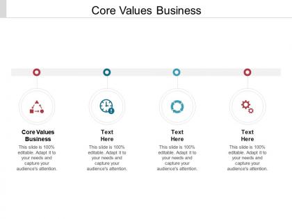 Core values business ppt powerpoint presentation file backgrounds cpb