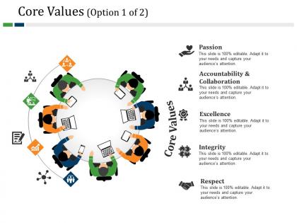 Core values powerpoint slide backgrounds