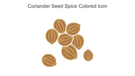 Coriander Seed Spice Colored Icon In Powerpoint Pptx Png And Editable Eps Format