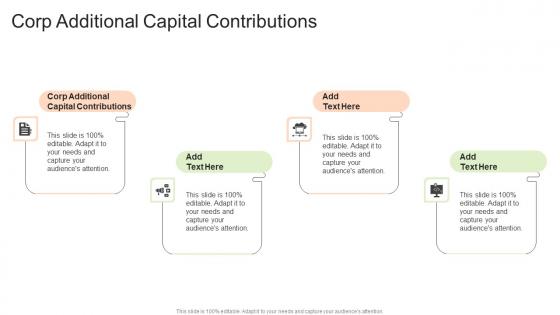 Corp Additional Capital Contributions In Powerpoint And Google Slides Cpb