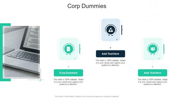 Corp Dummies In Powerpoint And Google Slides Cpb