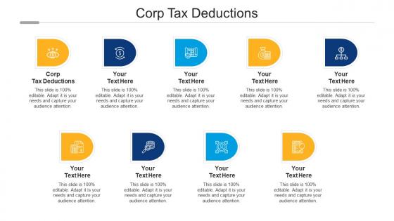 Corp Tax Deductions Ppt Powerpoint Presentation Slides Styles Cpb
