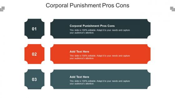 Corporal Punishment Pros Cons Ppt Powerpoint Presentation Summary Clipart Cpb