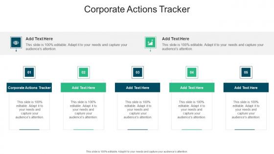 Corporate Actions Tracker In Powerpoint And Google Slides Cpb