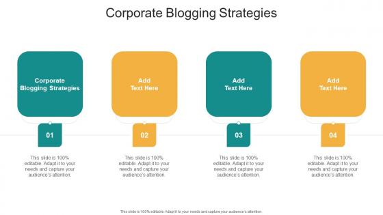 Corporate Blogging Strategies In Powerpoint And Google Slides Cpb