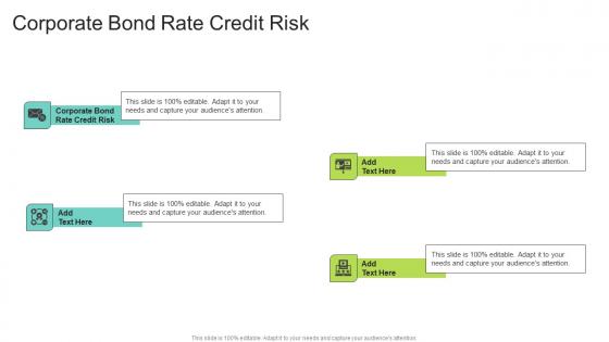 Corporate Bond Rate Credit Risk In Powerpoint And Google Slides Cpb