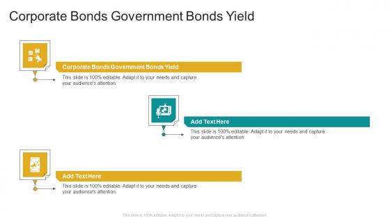 Corporate Bonds Government Bonds Yield In Powerpoint And Google Slides Cpb