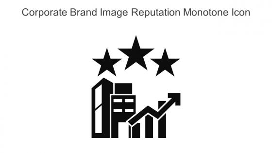 Corporate Brand Image Reputation Monotone Icon In Powerpoint Pptx Png And Editable Eps Format