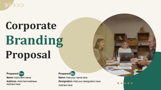 Corporate Branding Proposal powerpoint Presentation Slides