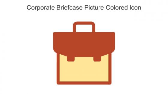 Corporate Briefcase Picture Colored Icon In Powerpoint Pptx Png And Editable Eps Format