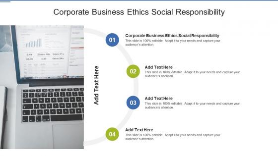 Corporate Business Ethics Social Responsibility In Powerpoint And Google Slides Cpb