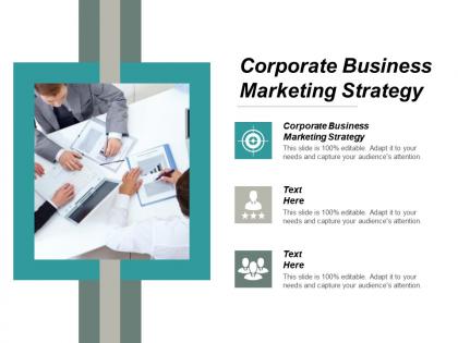 Corporate business marketing strategy ppt powerpoint presentation pictures vector cpb