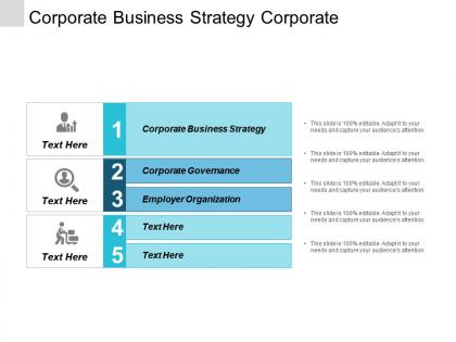 Corporate business strategy corporate governance employer organization revenue strategies cpb
