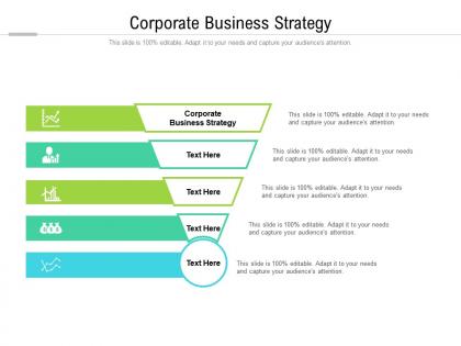 Corporate business strategy ppt powerpoint presentation infographic template background cpb