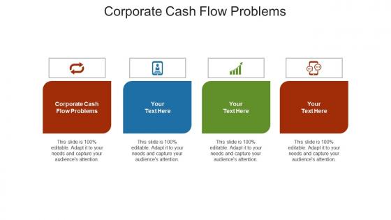 Corporate cash flow problems ppt powerpoint presentation file inspiration cpb