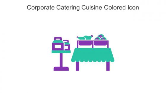 Corporate Catering Cuisine Colored Icon In Powerpoint Pptx Png And Editable Eps Format