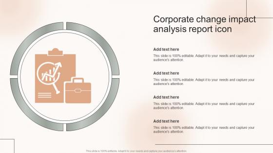 Corporate Change Impact Analysis Report Icon