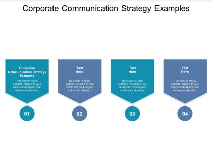 Corporate communication strategy examples ppt powerpoint presentation shapes cpb