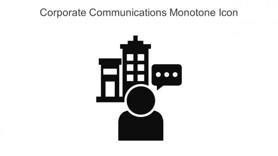 Corporate Communications Monotone Icon In Powerpoint Pptx Png And Editable Eps Format