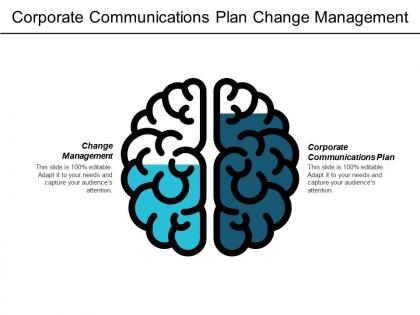 Corporate communications plan change management strategic risks conversion plan cpb