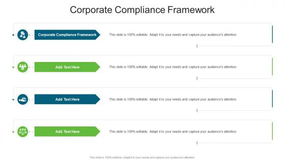 Corporate Compliance Framework In Powerpoint And Google Slides Cpb