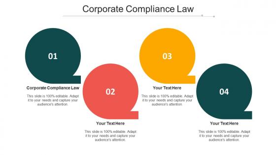 Corporate Compliance Law Ppt Powerpoint Presentation Summary Slide Portrait Cpb