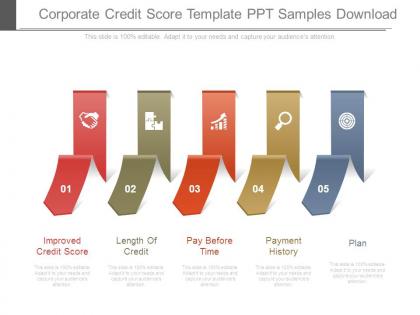 Corporate credit score template ppt samples download