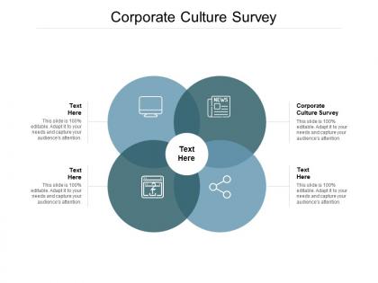 Corporate culture survey ppt powerpoint presentation ideas example cpb