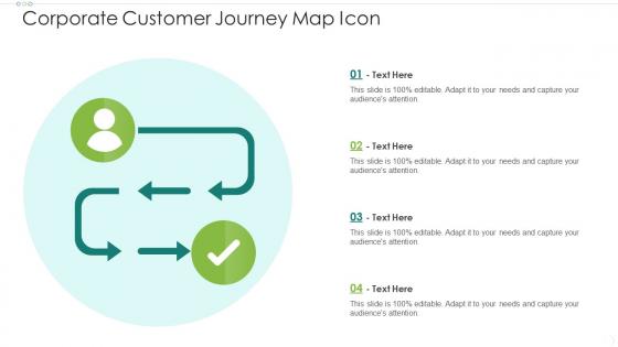 Corporate Customer Journey Map Icon