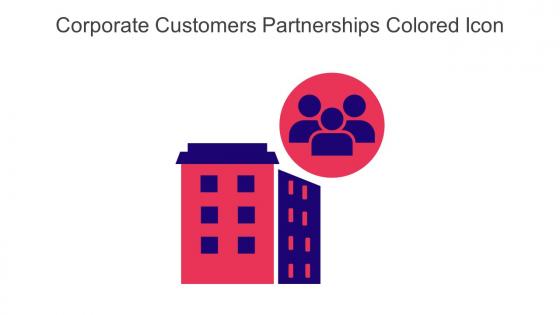 Corporate Customers Partnerships Colored Icon In Powerpoint Pptx Png And Editable Eps Format