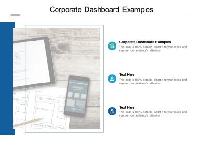 Corporate dashboard examples ppt powerpoint presentation pictures layout cpb