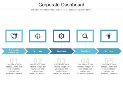 Corporate dashboard ppt powerpoint presentation gallery templates cpb