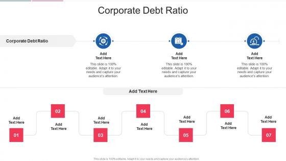Corporate Debt Ratio In Powerpoint And Google Slides Cpb