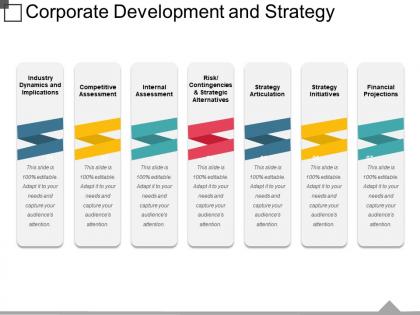 Corporate development and strategy powerpoint templates