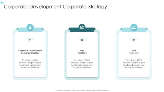 Corporate Development Corporate Strategy In Powerpoint And Google Slides Cpb