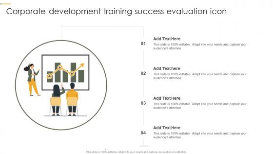 Corporate Development Training Success Evaluation Icon