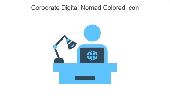 Corporate Digital Nomad Colored Icon In Powerpoint Pptx Png And Editable Eps Format