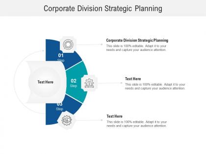 Corporate division strategic planning ppt powerpoint presentation infographic template background image cpb