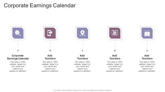 Corporate Earnings Calendar In Powerpoint And Google Slides Cpb
