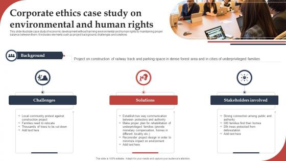 Corporate Ethics Case Study On Environmental And Human Rights