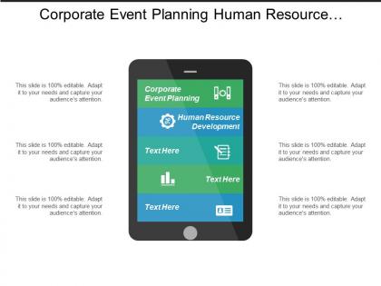 Corporate event planning human resource development email marketing cpb