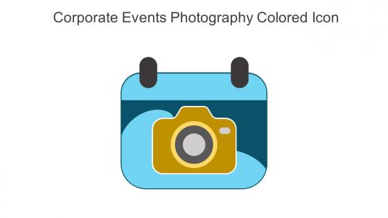Corporate Events Photography Colored Icon In Powerpoint Pptx Png And Editable Eps Format