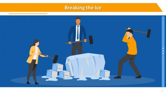 Corporate Executives Breaking The Ice Edu Ppt