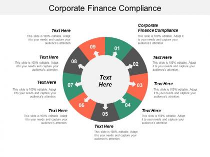 Corporate finance compliance ppt powerpoint presentation pictures inspiration cpb