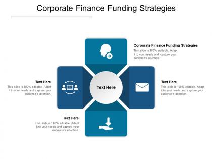 Corporate finance funding strategies ppt powerpoint presentation file example cpb
