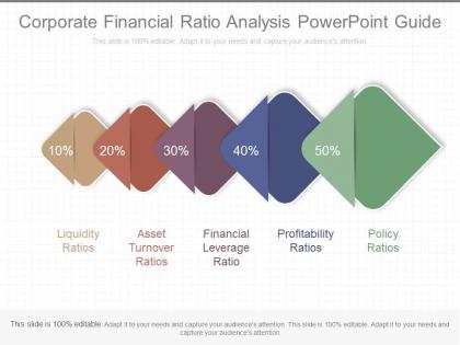 Corporate financial ratio analysis powerpoint guide