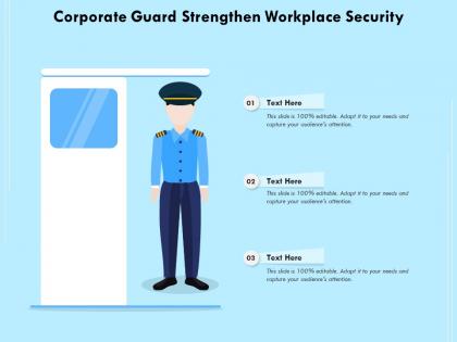 Corporate guard strengthen workplace security