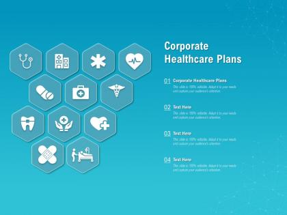 Corporate healthcare plans ppt powerpoint presentation gallery graphics tutorials