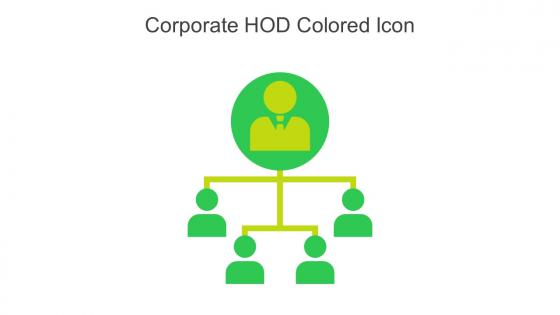 Corporate HOD Colored Icon In Powerpoint Pptx Png And Editable Eps Format